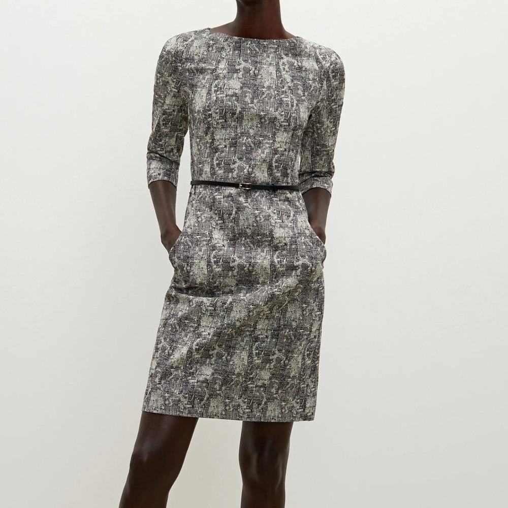 MM LaFleur The Etsuko Sheath Dress Crackle